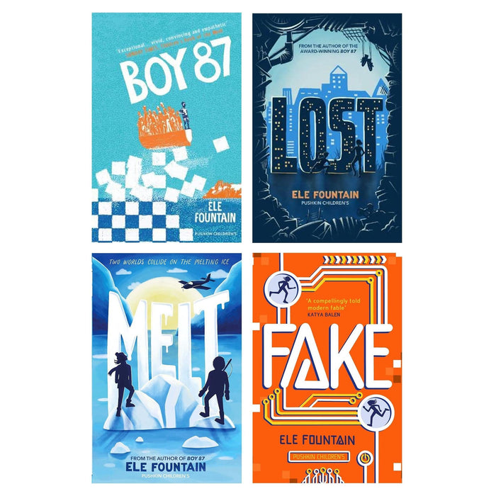 Ele Fountain Collection 4 Books Set (Boy 87, Lost, Melt and Fake) - The Book Bundle
