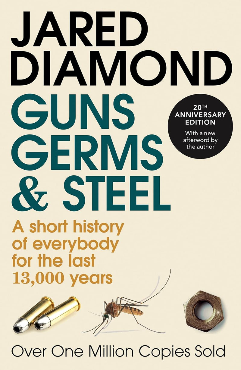 Guns, Germs and Steel & Profits, Prophets & Kings 2 Books Collection Set by Jared Diamond - Non Fiction - Hardcover