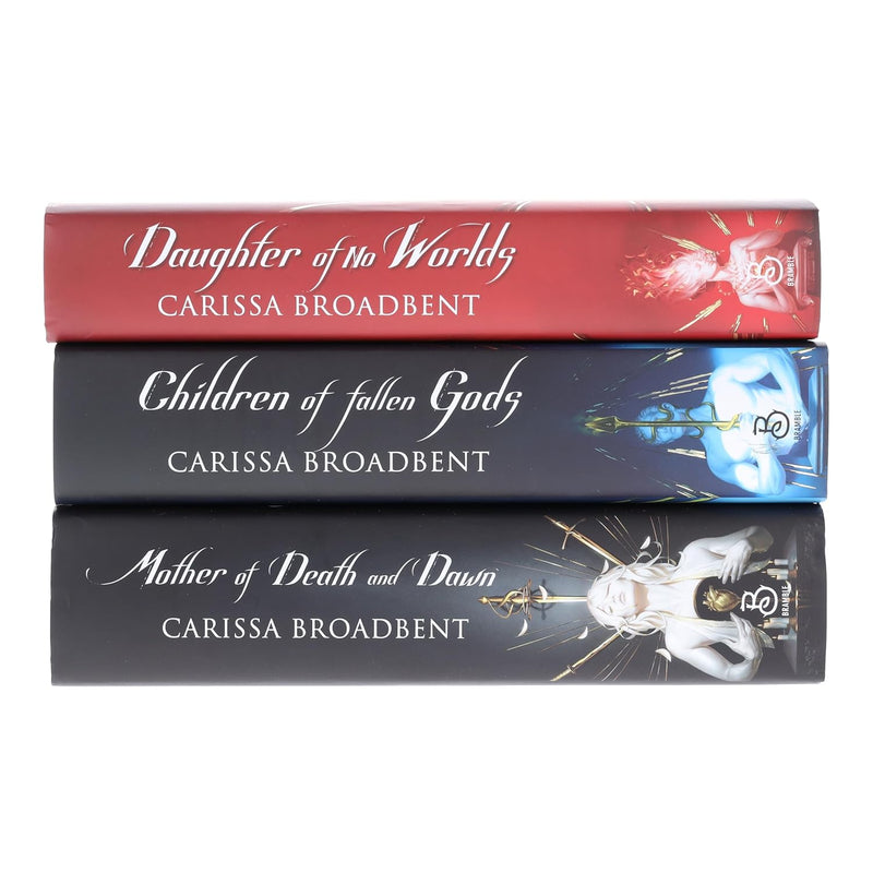 The War of Lost Hearts Trilogy by Carissa Broadbent 3 Books Collection Set (Daughter of No Worlds, Children of Fallen Gods & Mother of Death and Dawn)
