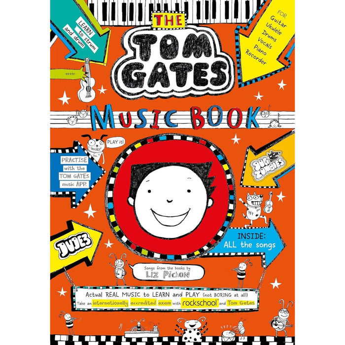 Liz Pichon Collection 4 Books Set (Meet the Mubbles, You Can Draw, Shoe Wars and Tom Gates The Music Book) - The Book Bundle