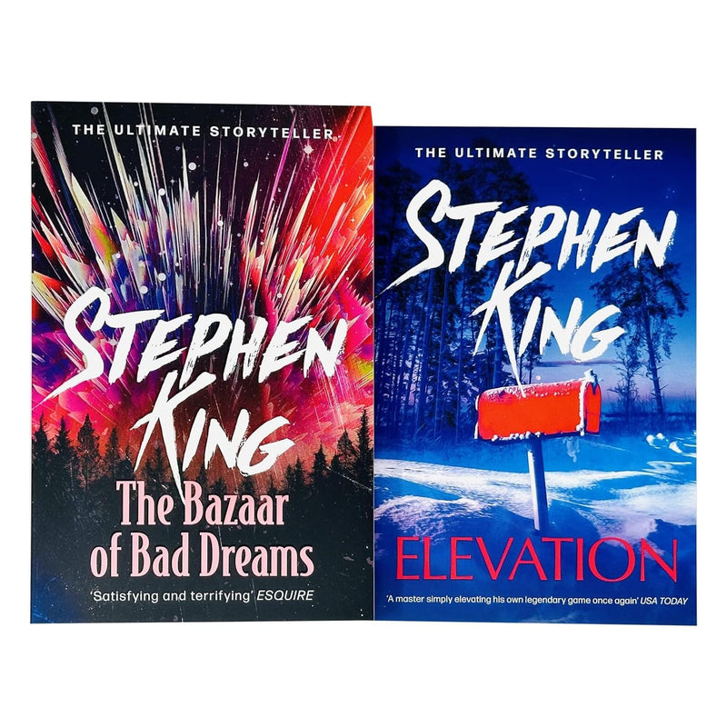 Stephen King Collection 2 Books Set (The Bazaar of Bad Dreams, Elevation) - The Book Bundle