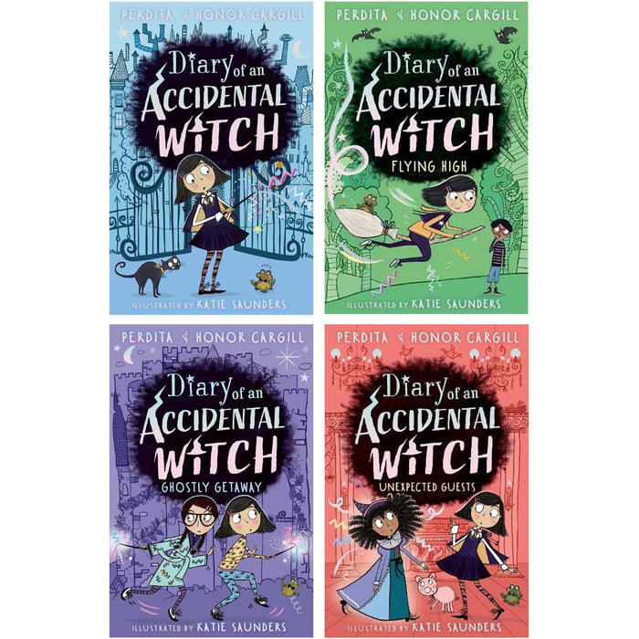 Diary of an Accidental Witch Series 4 Books Collection Set (Diary of an Accidental Witch) - The Book Bundle
