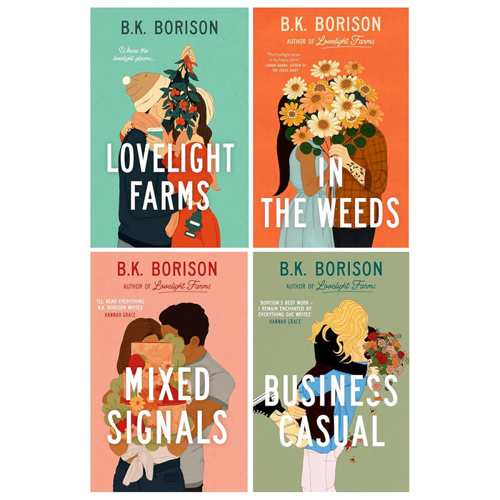 Lovelight Series 4 Books Collection Set by B.K. Borison (Lovelight Farms, In the Weeds, Mixed Signals and Business Casual) - The Book Bundle