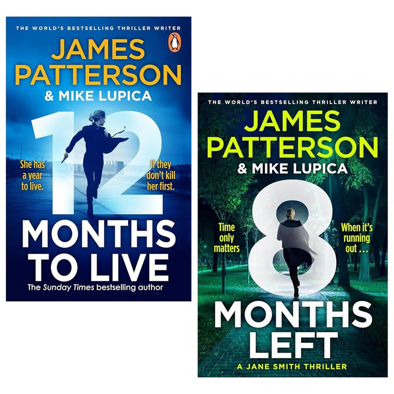 Jane Smith Series Book 1-2 by James Patterson 2 Books Collection Set 12 Months to Live, 8 Months Left - The Book Bundle
