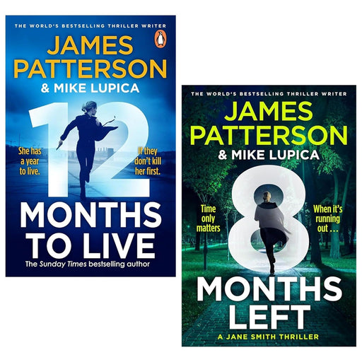 Jane Smith Series Book 1-2 by James Patterson 2 Books Collection Set 12 Months to Live, 8 Months Left - The Book Bundle