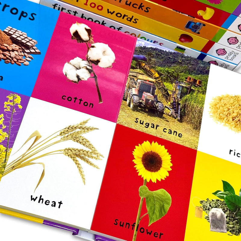 Priddy First 100 Library Collection 7 Books Collection Box Set by Priddy - Non Fiction - Paperback