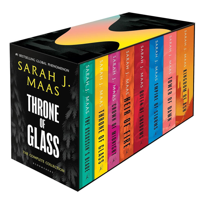 Throne of Glass by Sarah J Maas Sturdy 8 Books The Complete Collection Box Set - The Book Bundle
