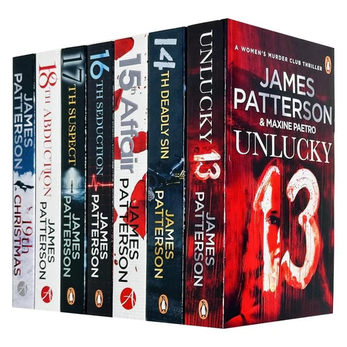 Women's Murder Club 13 Books Collection Set By James Patterson - Fiction - Paperback