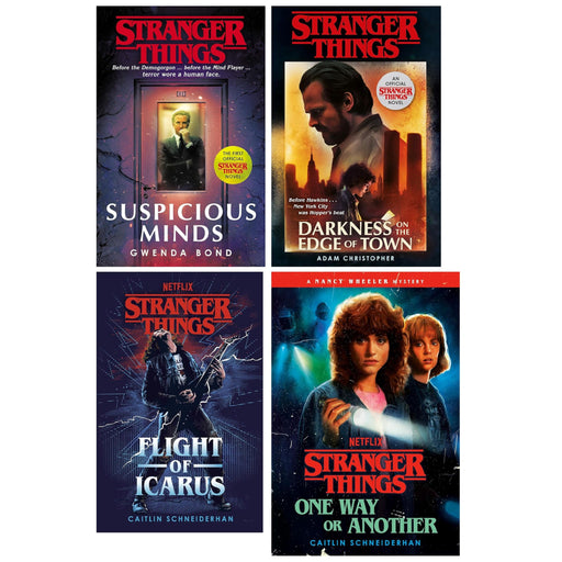 Stranger Things 4 book collection set featuring Suspicious Minds and Darkness on the Edge of Town in paperback by Penguin UK Ltd.