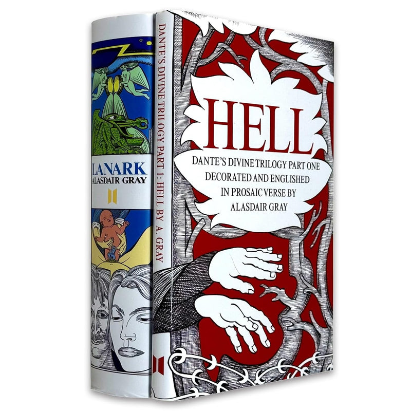 Lanark & Hell 2 Books Collection Set by Alasdair Gray - Fiction - Hardcover