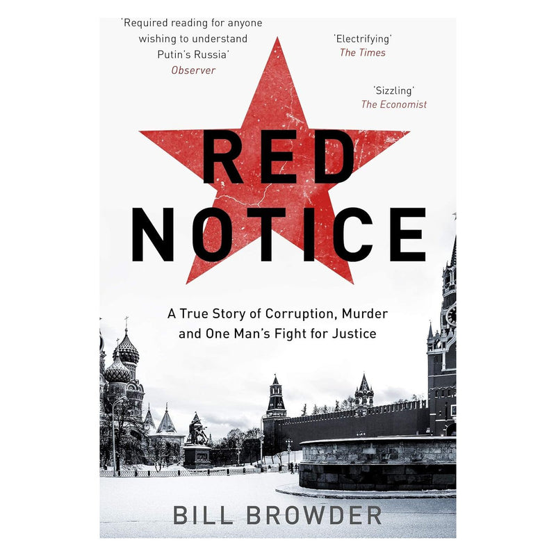 Freezing Order & Red Notice 2 Books Set By Bill Browder - The Book Bundle