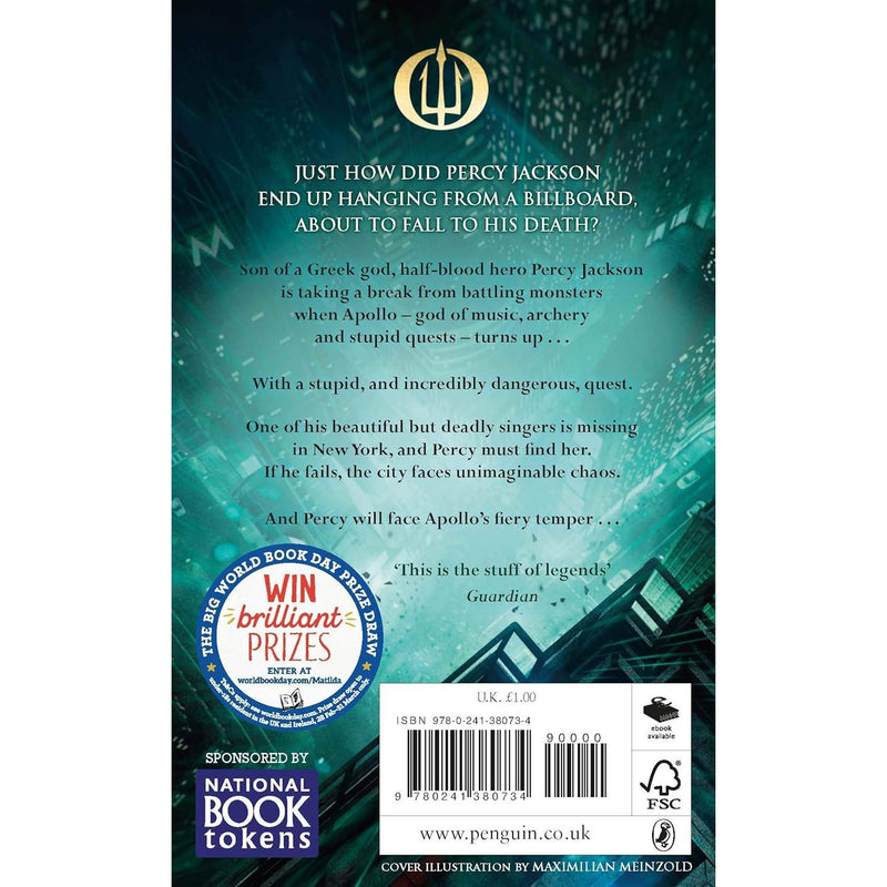 Percy Jackson and the Singer of Apollo: World Book Day 2019 Paperback - The Book Bundle