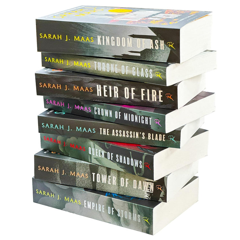 Throne of Glass Series 8 Books Collection Set by Sarah J Maas - The Book Bundle