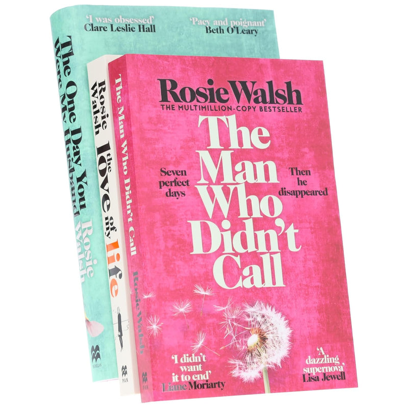 The Man Who Didn't Call & The Love of My Life & The One Day You Were My Husband 3-Book Set by Rosie Walsh - Fiction - Mixed Format