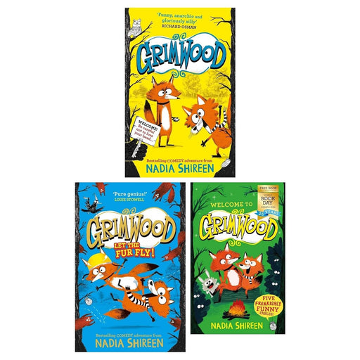 Grimwood Collection 3 Books Set (Grimwood, Grimwood: Let the Fur Fly! ) - The Book Bundle