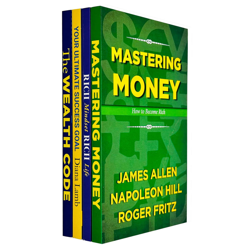 The Wealthcraft Collection 4 Books Set (Mastering Money, Rich Mindset Rich Life, Your Ultimate Success Goal & The Wealth Code) - The Book Bundle