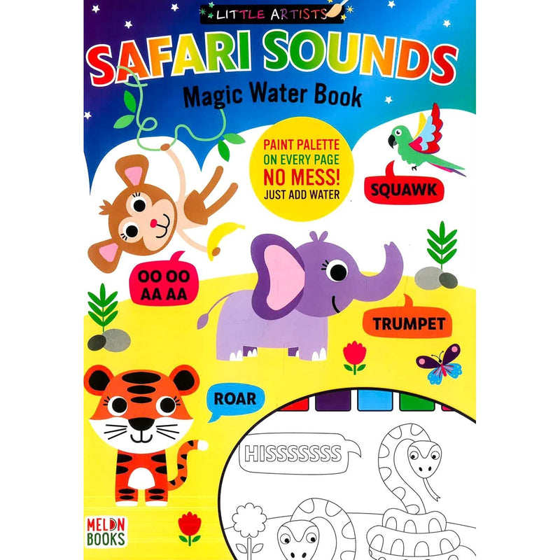 Little Artists 8-book collection set from Melon Books, featuring creative drawing activities for children ages 3 to 7.