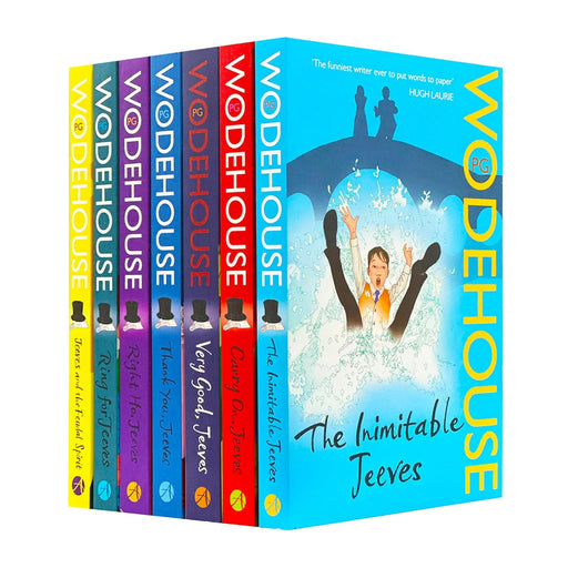 Jeeves and Wooster Series by P.G. Wodehouse 7 Books Collection Set (The Inimitable Jeeves, Carry On, Very Good) - The Book Bundle