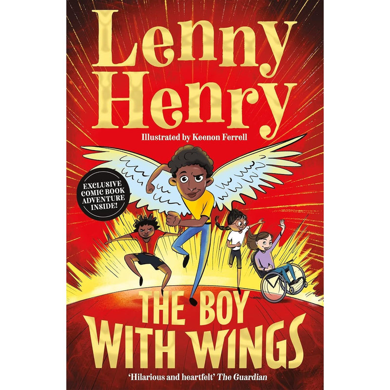 Lenny Henry Collection 3 Books Set (The Boy With Wings, The Book of Legends)