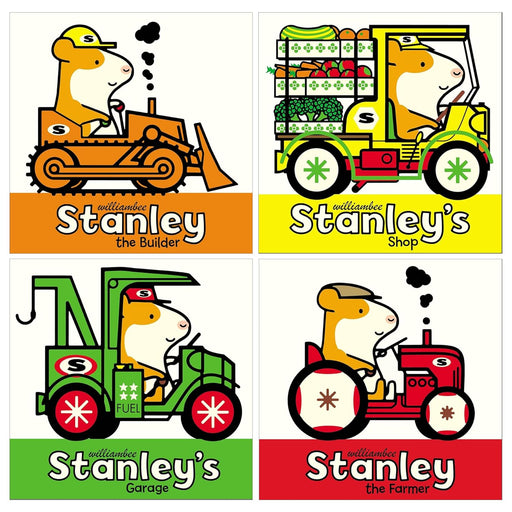 Stanley Series By William Bee 4 Picture Books Collection Set - The Book Bundle