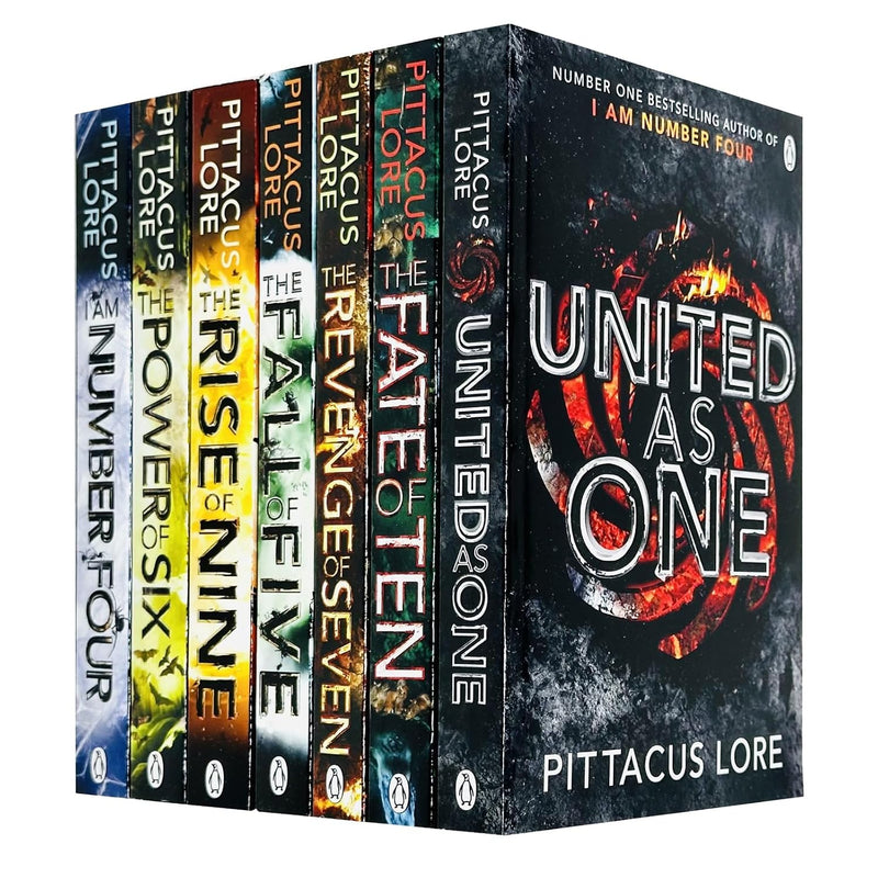 Lorien Legacies 7 Books Collection Set by Pittacus Lore - Young Adult - Paperback