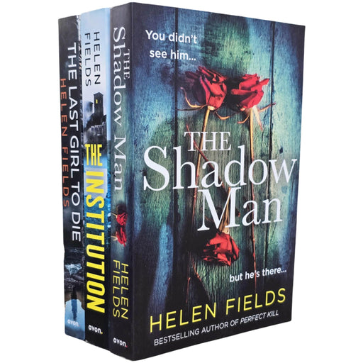 Helen Fields 3 Books Collection Set (The Shadow Man, The Last Girl to Die and The Institution) - The Book Bundle