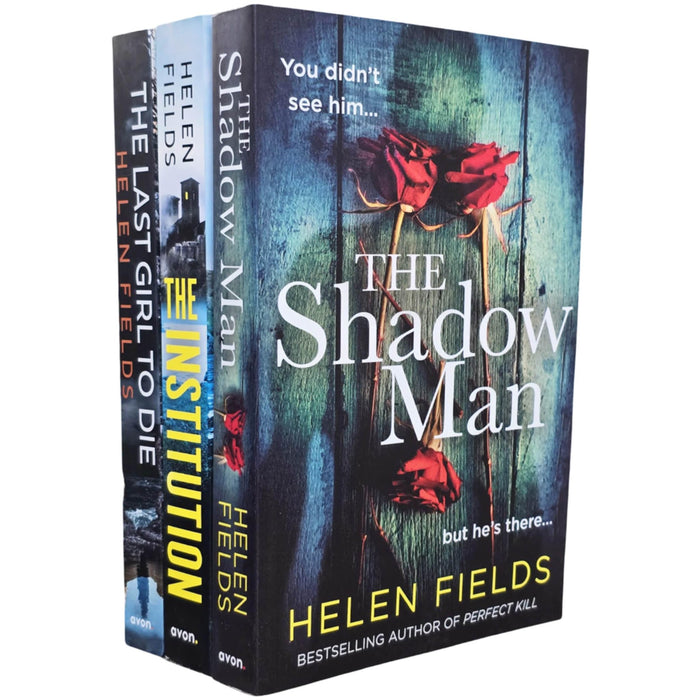 Helen Fields 3 Books Collection Set (The Shadow Man, The Last Girl to Die and The Institution) - The Book Bundle