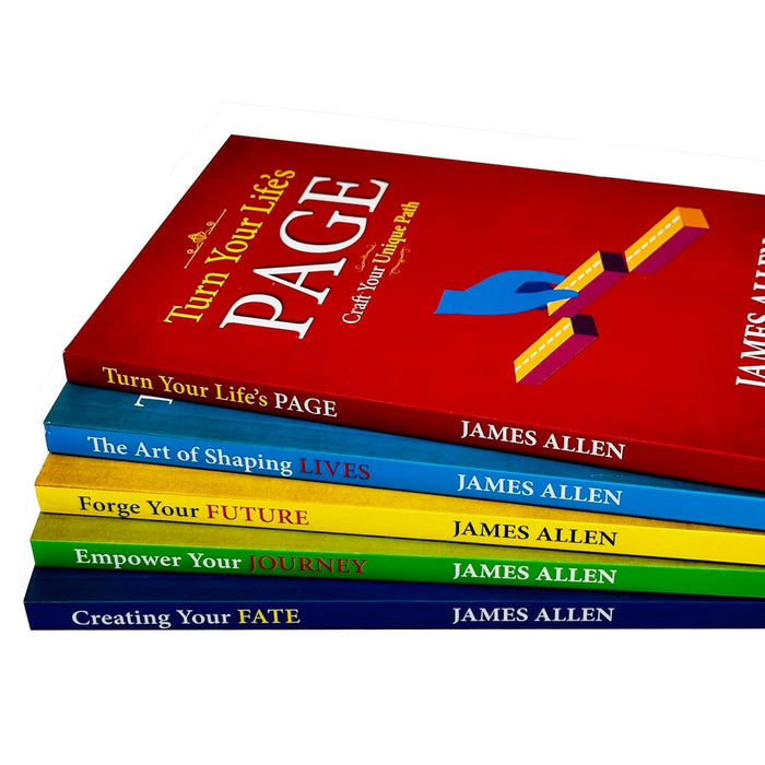 James Allen Collection 5 Books Set (Turn Your Life’s Page, The Art Of Shaping Lives) - The Book Bundle