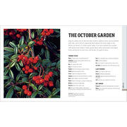 Book cover of RHS Gardening Through the Year by Ian Spence, featuring colorful seasonal garden planning and gardening tips.
