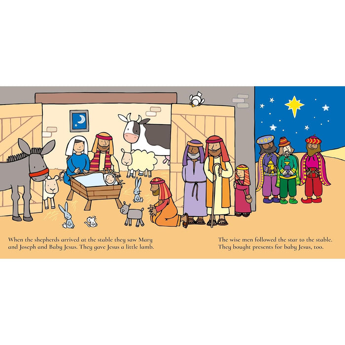 Touchy-feely The Nativity: An Interactive Christmas Book for Babies and Toddlers - The Book Bundle