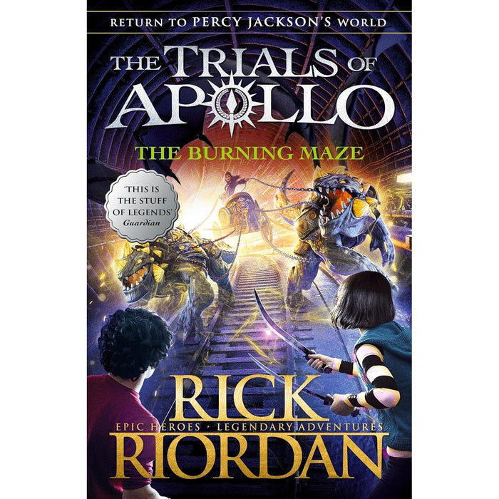 Rick Riordan Trials of Apollo & Magnus Chase Series 9 Books Collection Set (The Hidden Oracle, Dark Prophecy, Burning Maze, Tyrant’s Tomb) - The Book Bundle