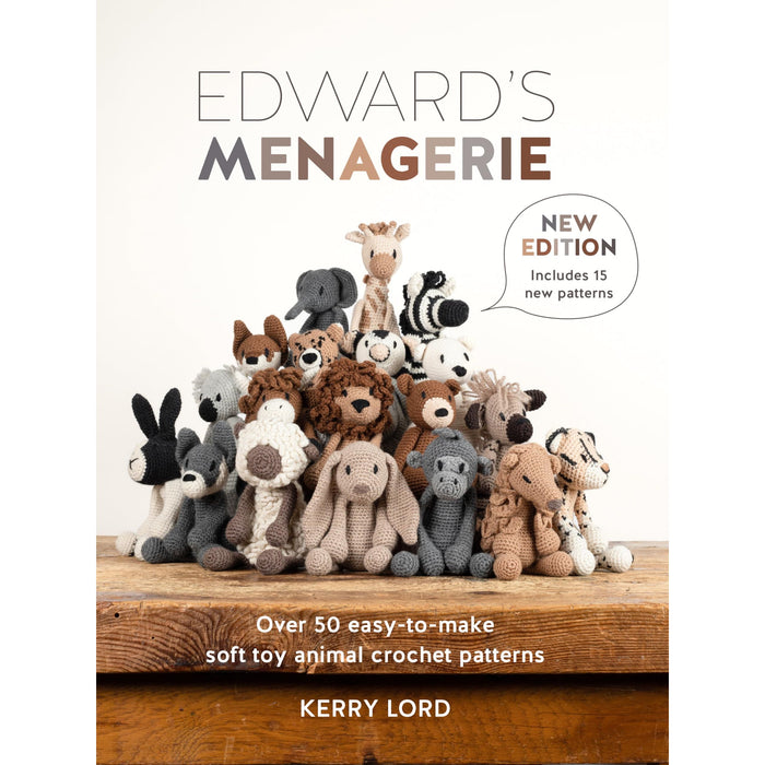 Edward's Menagerie New Edition: Over 50 easy-to-make soft toy animal crochet patterns - The Book Bundle