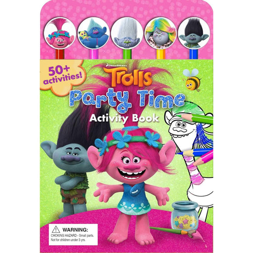 DreamWorks Trolls Party Time Activity Book (Pencil Toppers) - The Book Bundle