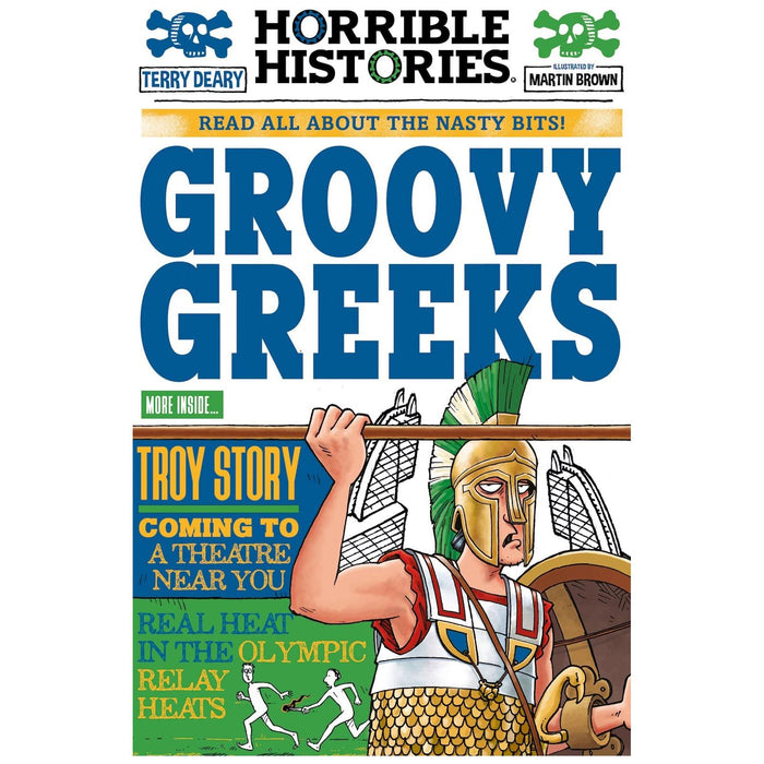 Groovy Greeks (newspaper edition) (Horrible Histories) by Terry Deary - The Book Bundle
