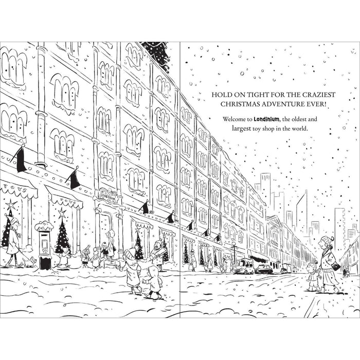 Santa & Son: New for 2025, a hilarious, illustrated Christmas adventure for young readers by David Walliams