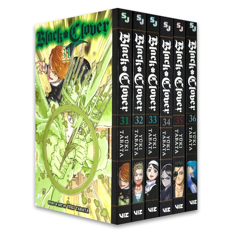 Black Clover Series 6 Books Collection Set by Yuki Tabata - Fiction - Paperback.