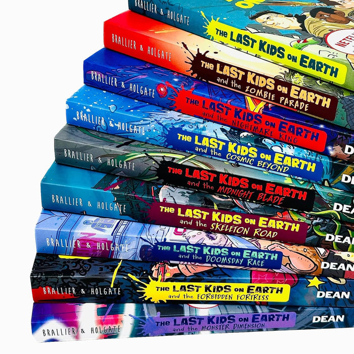 The Last Kids On Earth Series Books 1 - 9 Collection Set By Max Brallier (Last Kids On Earth, Zombie Parade, Nightmare King, Cosmic Beyond ) - The Book Bundle