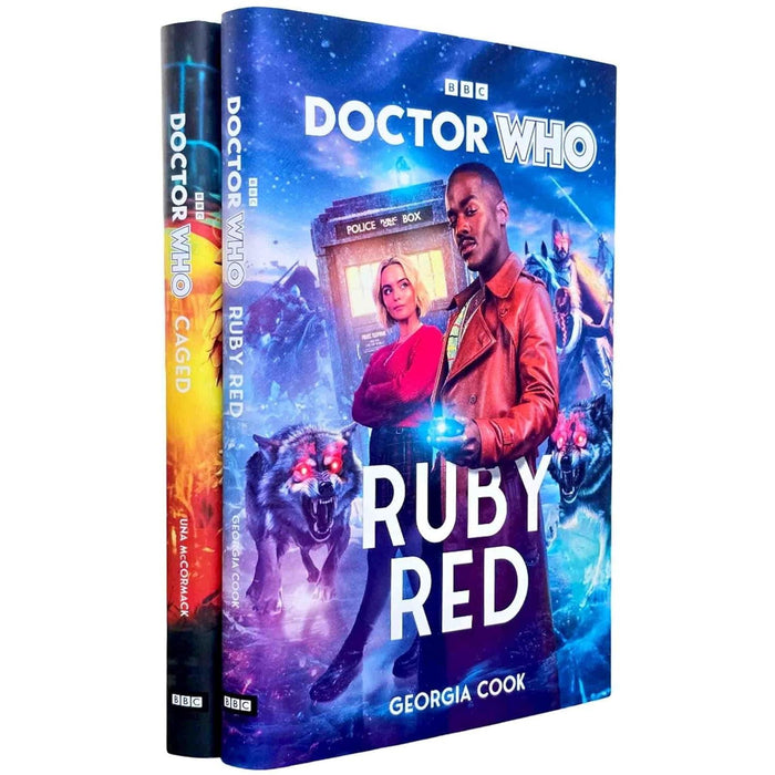 Doctor Who 2 Books Collection Set by Georgia Cook (Ruby Red & Caged) - The Book Bundle