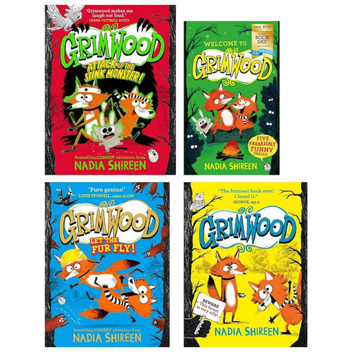 Grimwood Series 4 Books Collection Set (Grimwood, Grimwood: Let the Fur Fly!) - The Book Bundle