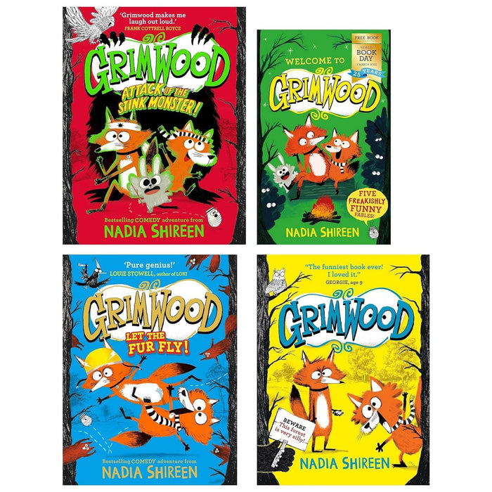 Grimwood Series 4 Books Collection Set (Grimwood, Grimwood: Let the Fur Fly!) - The Book Bundle