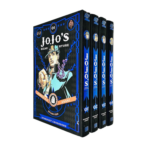 JoJo's Bizarre Adventure: Part 3 - Stardust Crusaders Series Vol. 1-4 Collection 4 Books Set - The Book Bundle