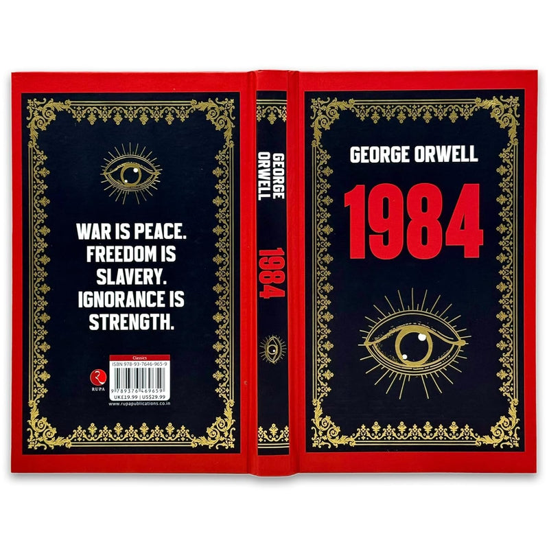 1984 Deluxe Hardcover Collector's Edition By George Orwell - Fiction - Hardcover