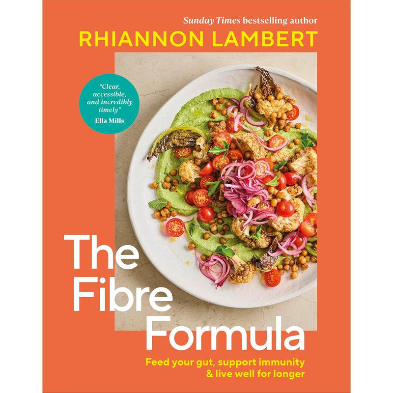 Set of three Fibre for Life cookbooks by Rhiannon Lambert, Dr. Khosro Ezaz-Nikpay, and Robin Robertson, featuring plant-based protein recipes.