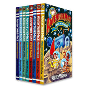 Adventuremice Series 8 books collection set by Philip Reeve and Sarah McIntyre, paperback fiction featuring colorful covers