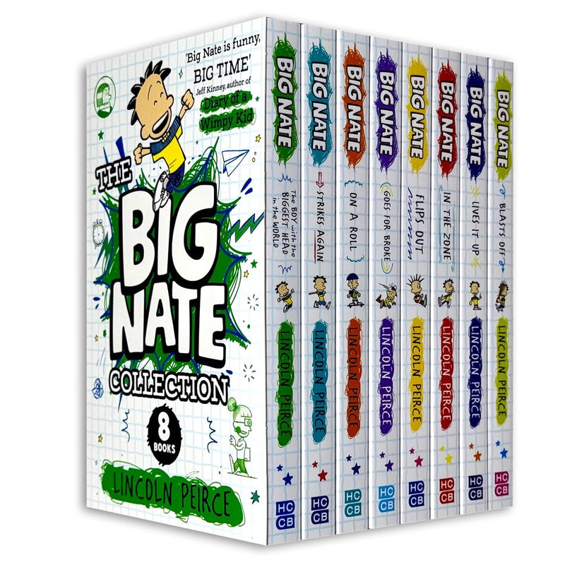 Big Nate 8 Books Collection Set by Lincoln Peirce - Fiction - Paperback