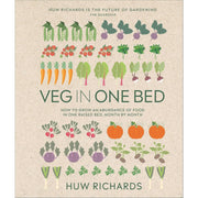 Huw Richards Grow Your Own Food 3-book collection set for home gardeners, hardcover non-fiction by DK featuring gardening guides.