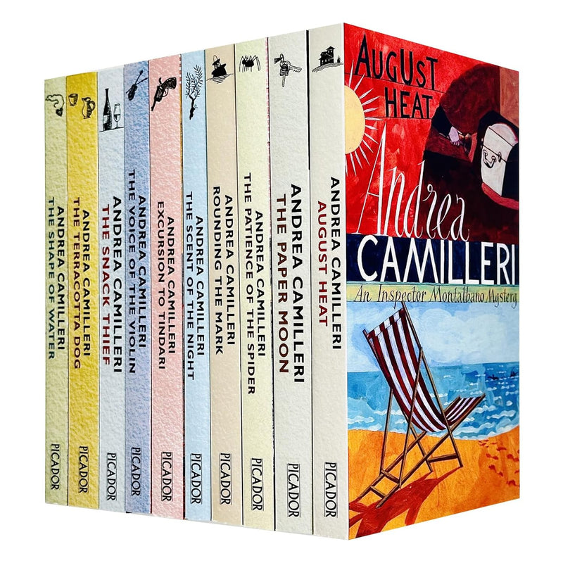 Inspector Montalbano Mysteries Series Books 1 - 10 by Andrea Camilleri - The Book Bundle