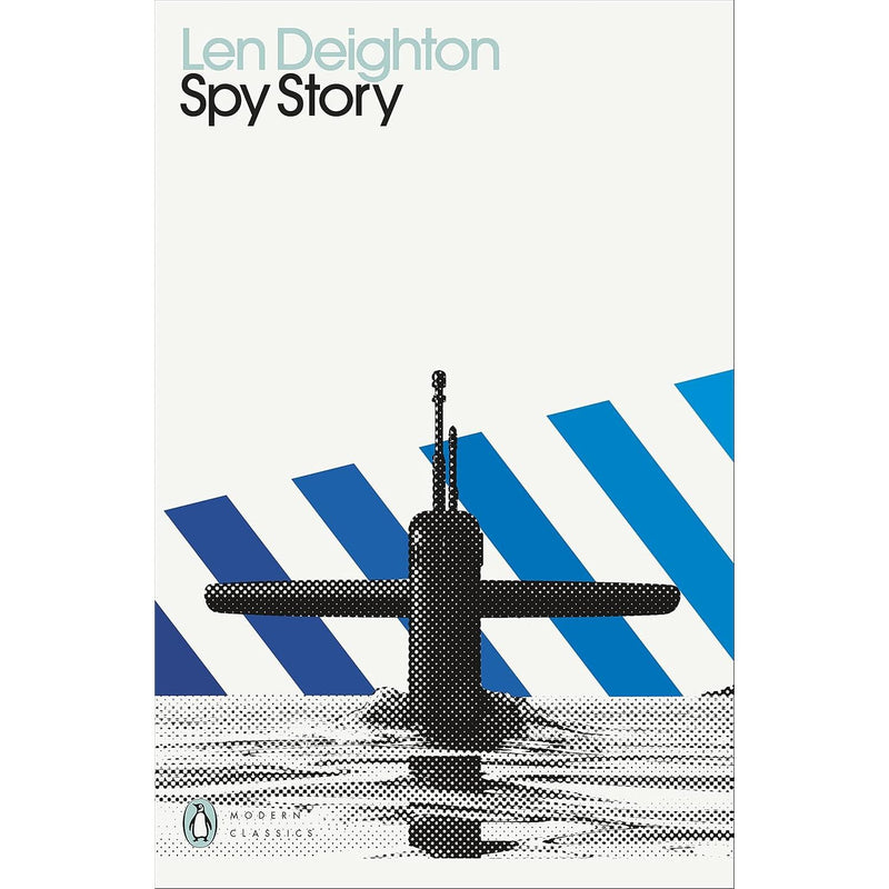 Set of Harry Palmer Series 7 books by Len Deighton in paperback, featuring fictional espionage stories from the Penguin brand.