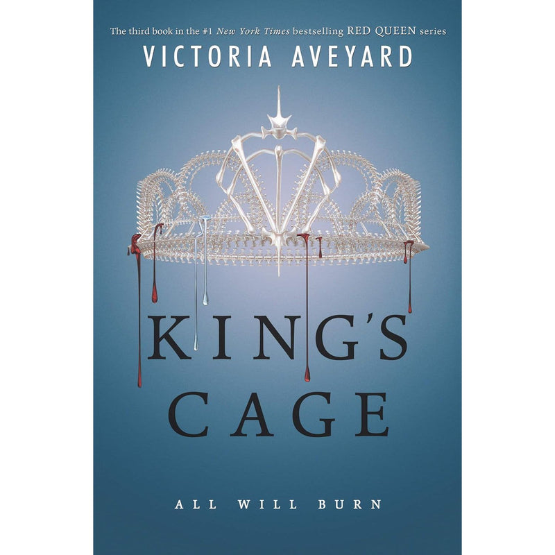 Victoria Aveyard Red Queen book collection set featuring five fantasy novels including Red Queen, Glass Sword, and King's Cage.