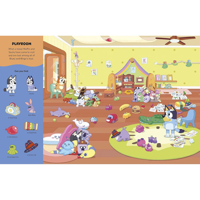 Bluey: Where's Bluey?: A Search-and-Find Book by Bluey PB - The Book Bundle